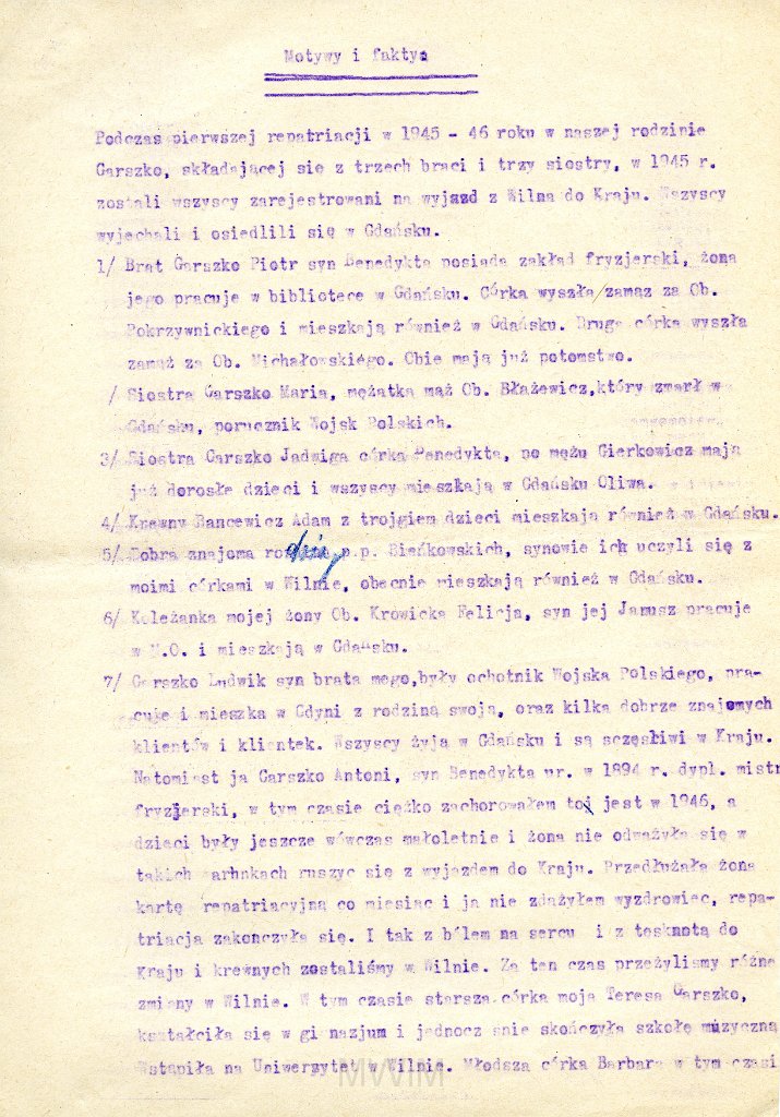 KKE 5874-2.jpg - Dok. Zażalenie Antoniego Graszko do Biura Skarg i Zażaleń przy Radzie Państwa w Warszawie w sprawie zmiany miejsca zamieszkania (na Gdańsk), Pełczyce, 1959 r.